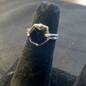 Silpada R3263 Black Agate Sterling Silver ring